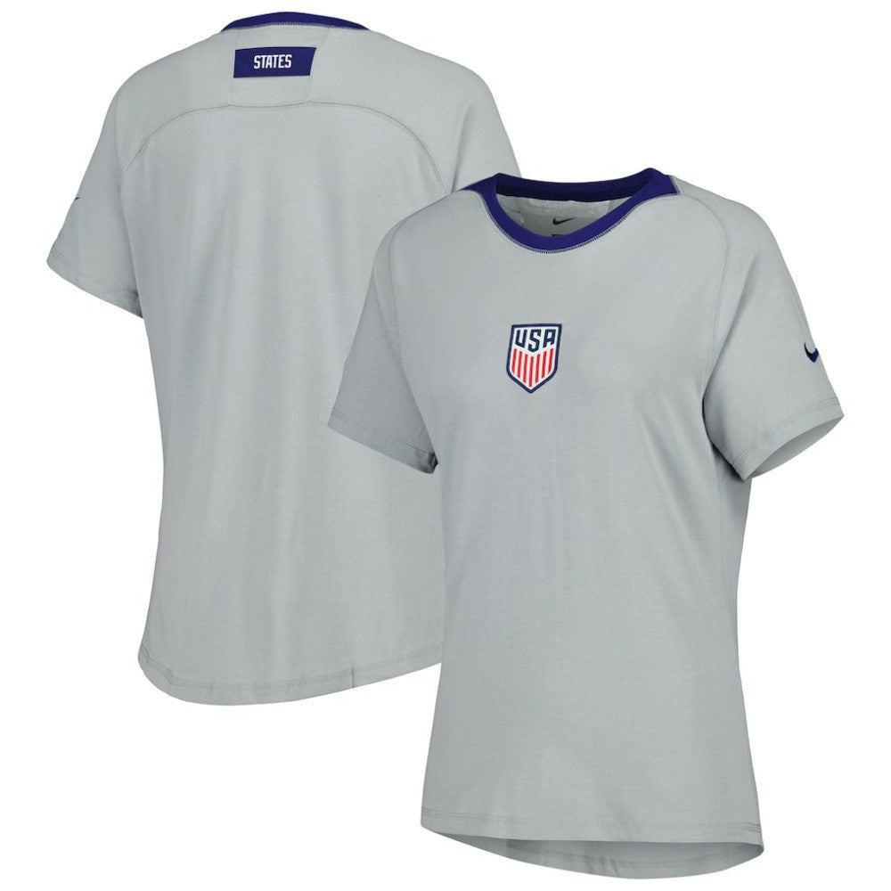 USMNT Women's Travel Raglan T-Shirt - Gray | Nike discount