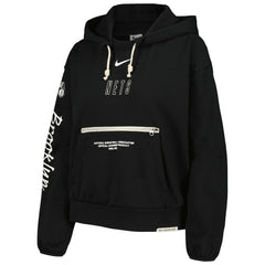 Brooklyn Nets Women's Courtside Standard Issue Performance Pullover Hoodie - Black | Nike outlet