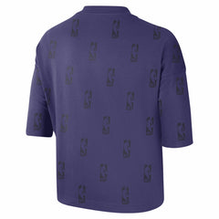 Phoenix Suns Women's Allover NBA Logo Boxy T-Shirt - Purple | Nike outlet