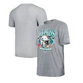 Miami Dolphins New Era Team Logo T-Shirt - Gray cheap