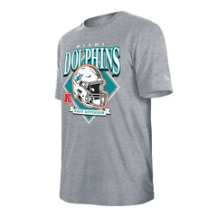 Miami Dolphins New Era Team Logo T-Shirt - Gray cheap