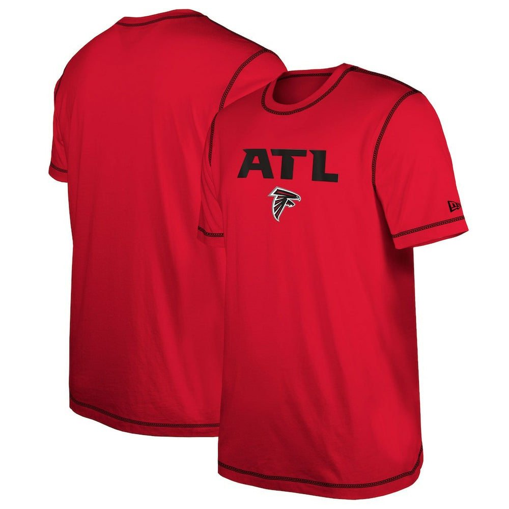Atlanta Falcons New Era Third Down Puff Print T-Shirt - Red online