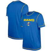 Los Angeles Rams New Era Third Down Puff Print T-Shirt - Royal cheap