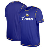 Minnesota Vikings New Era Third Down Puff Print T-Shirt - Purple cheap