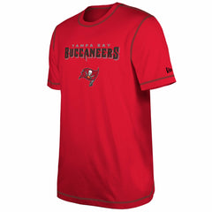 Tampa Bay Buccaneers New Era Third Down Puff Print T-Shirt - Red sale
