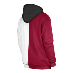 Washington Commanders New Era Third Down Split Raglan Pullover Hoodie - Burgundy/White on sale