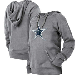 Dallas Cowboys New Era Women's Floral Raglan Pullover Hoodie - Gray online