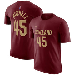 Donovan Mitchell Cleveland Cavaliers Icon 2022/23 Name & Number T-Shirt sale - Burgundy | Nike shop
