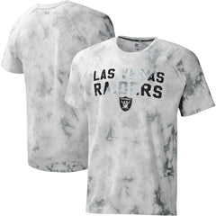 Las Vegas Raiders MSX by Michael Strahan Resolution Tie-Dye Raglan T-Shirt - Gray sale