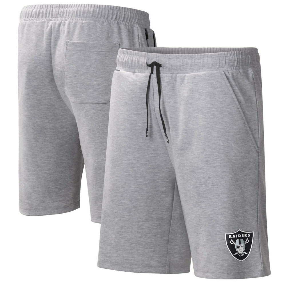 Las Vegas Raiders MSX by Michael Strahan Trainer Shorts - Heather Gray cheap