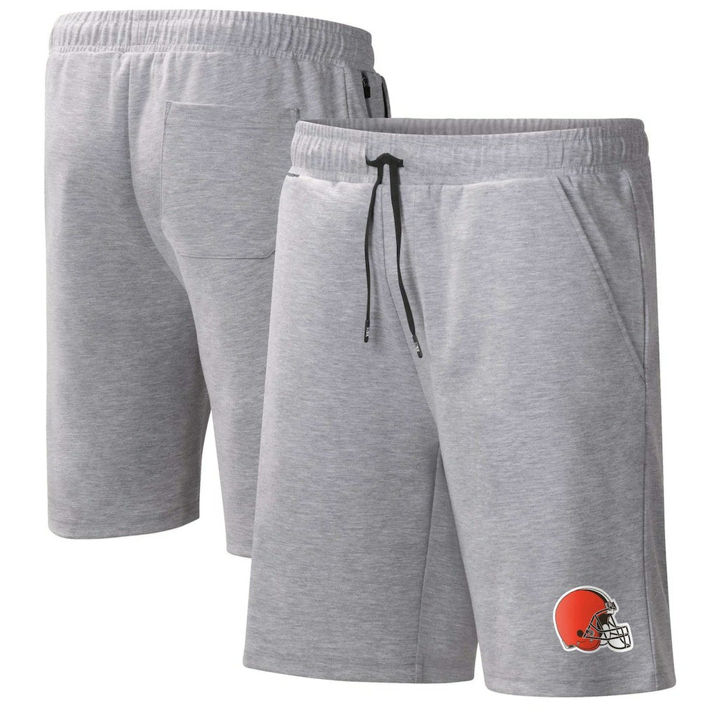 Cleveland Browns MSX by Michael Strahan Trainer Shorts - Heather Gray for sale