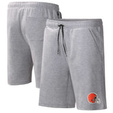 Cleveland Browns MSX by Michael Strahan Trainer Shorts - Heather Gray for sale