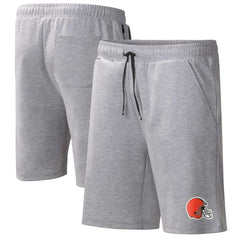 Cleveland Browns MSX by Michael Strahan Trainer Shorts - Heather Gray for sale