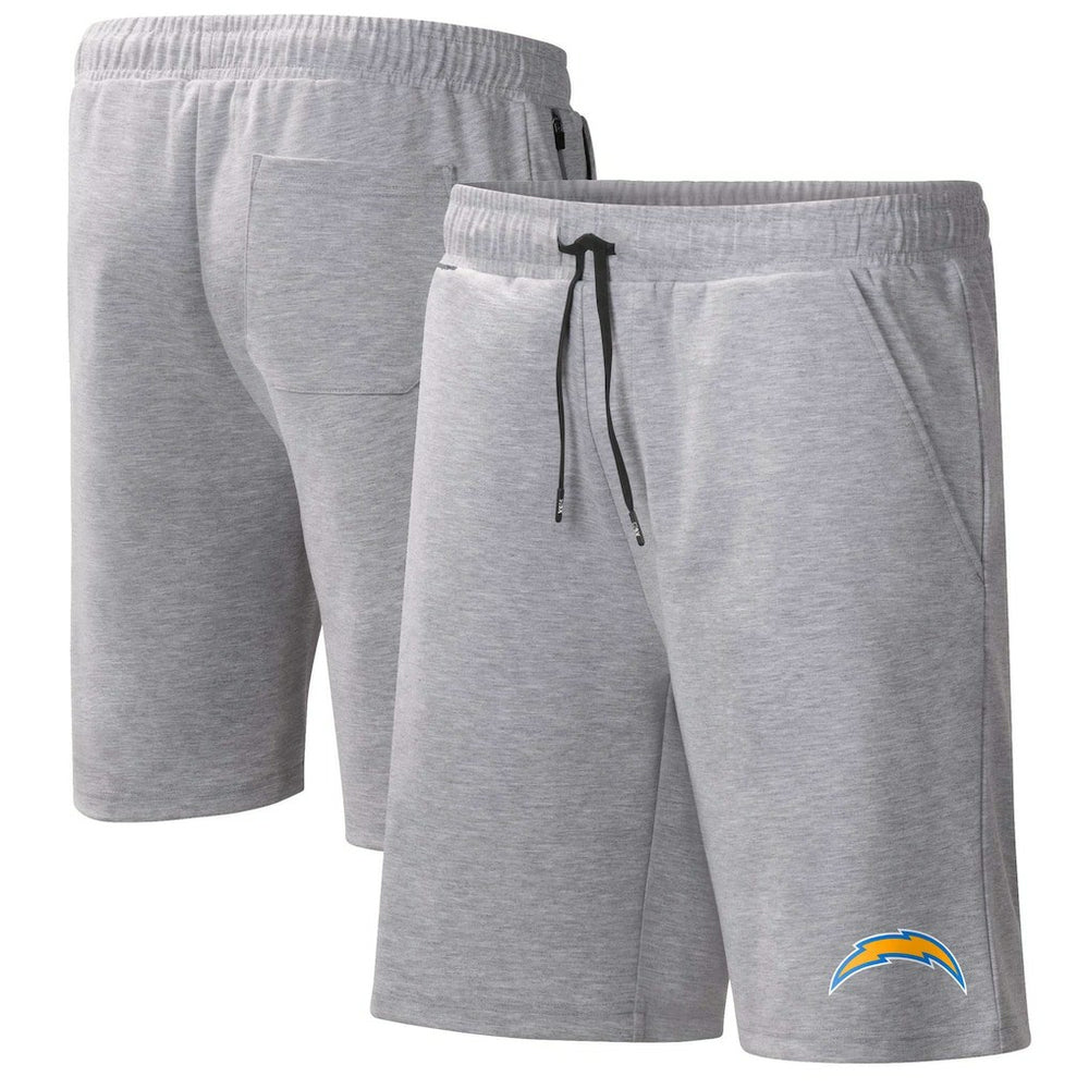 Los Angeles Chargers MSX by Michael Strahan Trainer Shorts - Heather Gray for sale