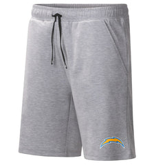 Los Angeles Chargers MSX by Michael Strahan Trainer Shorts - Heather Gray for sale