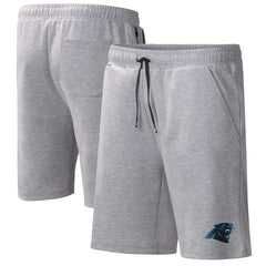 Carolina Panthers MSX by Michael Strahan Trainer Shorts - Heather Gray cheap