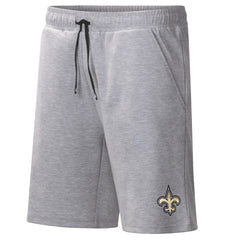 New Orleans Saints MSX by Michael Strahan Trainer Shorts - Heather Gray for sale