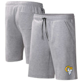 Los Angeles Rams MSX by Michael Strahan Trainer Shorts - Heather Gray for sale