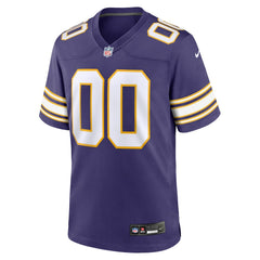 Minnesota Vikings Classic Custom Game Jersey - Purple | Nike for sale