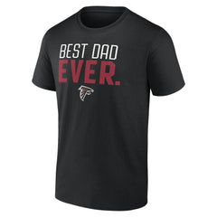 Atlanta Falcons Best Dad Ever Team T-Shirt - Black sale