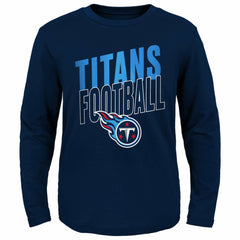 Tennessee Titans Youth Showtime Long Sleeve T-Shirt - Navy online