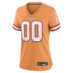 Tampa Bay Buccaneers Women's Custom Throwback Game Jersey - Orange | Nike for sale