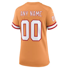 Tampa Bay Buccaneers Women's Custom Throwback Game Jersey - Orange | Nike for sale