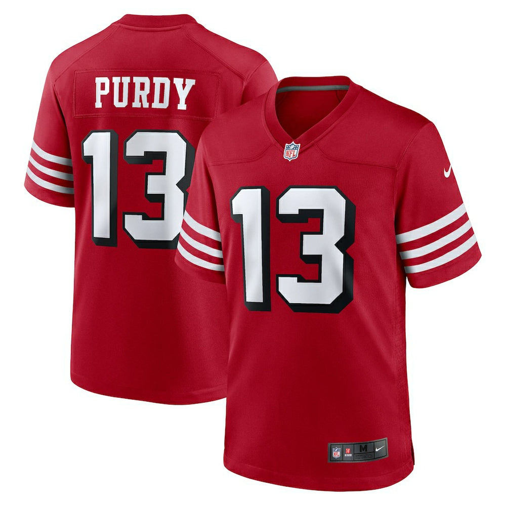 Brock Purdy San Francisco 49ers Alternate Game Player Jersey - Scarlet | Nike online