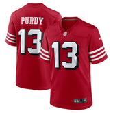 Brock Purdy San Francisco 49ers Alternate Game Player Jersey - Scarlet | Nike online