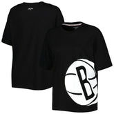 Brooklyn Nets Tommy Jeans Women's Bianca T-Shirt - Black for sale