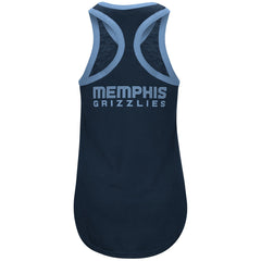 Memphis Grizzlies G-III 4Her by Carl Banks Women's Showdown Scoop-Neck Racerback Tank Top - Navy shop