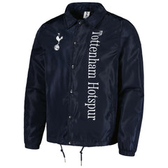 Tottenham Hotspur Coaches Full-Snap Jacket - Navy shop