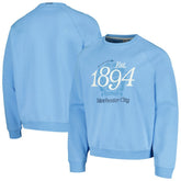 Manchester City Foundation Oversized Raglan Pullover Sweatshirt - Sky Blue outlet