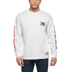 Philadelphia 76ers Tommy Jeans Matthew 2-In-1 T-Shirt & Hoodie Combo Set - Royal/White outlet