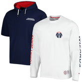 Washington Wizards Tommy Jeans Matthew 2-In-1 T-Shirt & Hoodie Combo Set - Navy/White on sale