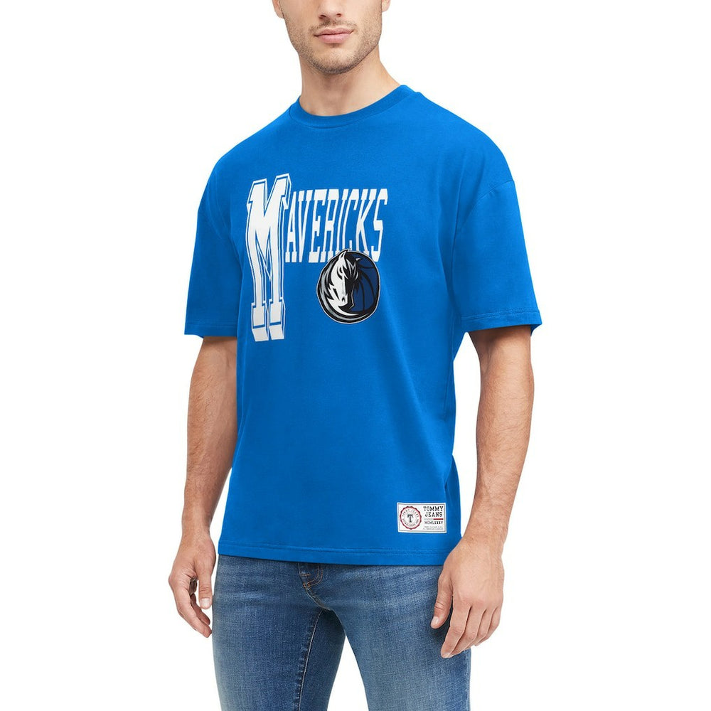 Dallas Mavericks Tommy Jeans Mel Varsity T-Shirt sale - Blue discount