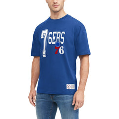 Philadelphia 76ers Tommy Jeans Mel Varsity T-Shirt - Royal outlet