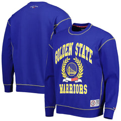 Golden State Warriors Tommy Jeans Peter French Terry Pullover Crew Sweatshirt sale - Royal for sale