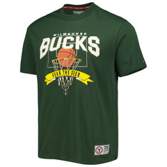 Milwaukee Bucks Tommy Jeans Tim Backboard T-Shirt - Hunter Green sale