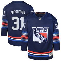 Igor Shesterkin New York Rangers Youth Alternate Premier Player Jersey Navy