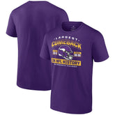 Minnesota Vikings Largest Comeback T-Shirt - Purple for sale