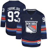 Mika Zibanejad New York Rangers Youth Alternate Replica Player Jersey Navy