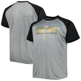 Vegas Golden Knights Big & Tall Logo Raglan T-Shirt Heather Gray