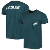 Philadelphia Eagles Majestic Threads Tri-Blend Pocket T-Shirt - Midnight Green online