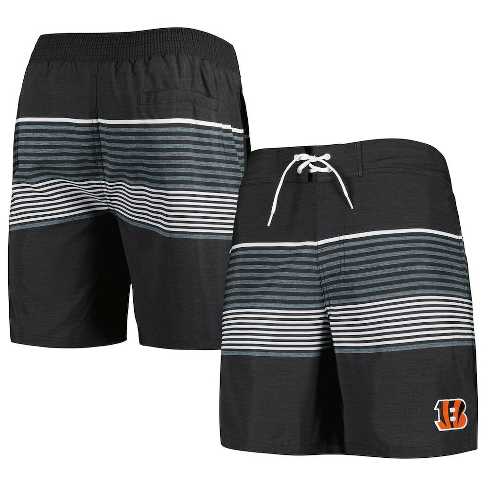 Cincinnati Bengals G-III Sports by Carl Banks Coastline Volley Swim Shorts - Black online