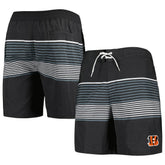 Cincinnati Bengals G-III Sports by Carl Banks Coastline Volley Swim Shorts - Black online