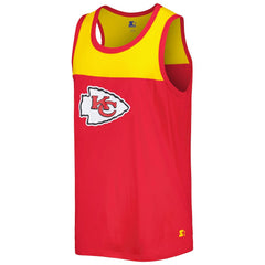 Kansas City Chiefs Starter Logo Touchdown Fashion Tank Top - Red/Gold online