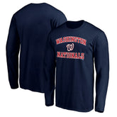Washington Nationals Team Heart & Soul Long Sleeve T-Shirt - Navy