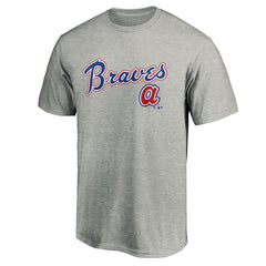 Atlanta Braves Team Wahconah T-Shirt - Heather Gray
