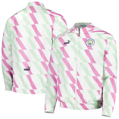 Manchester City 2022/23 Pre-Match Full-Zip Jacket - White | Puma shop